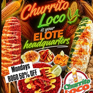 Monday Elote Bogo 50% Off