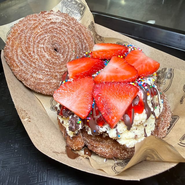 Churro Ice Cream Sandwich.