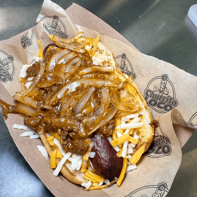 $5 Wed Special Chili Cheese Dog.