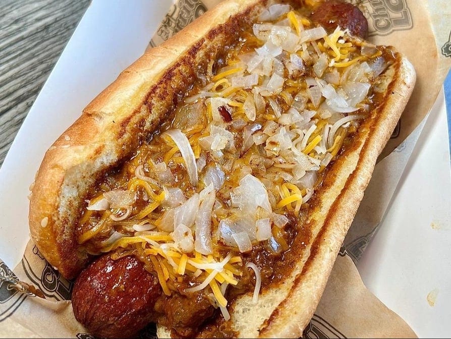 Chili Cheese Dog.
