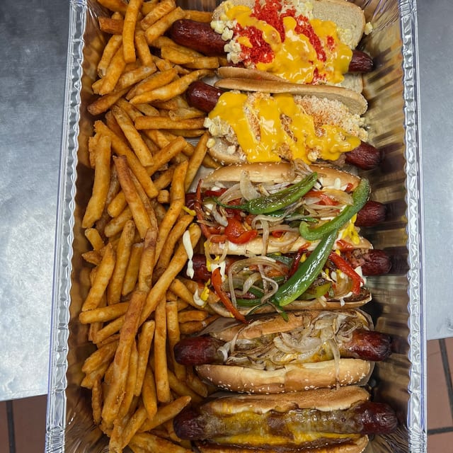 Hot Dog Tray.
