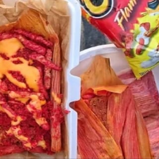 Hot Cheetos Tamal Chicken