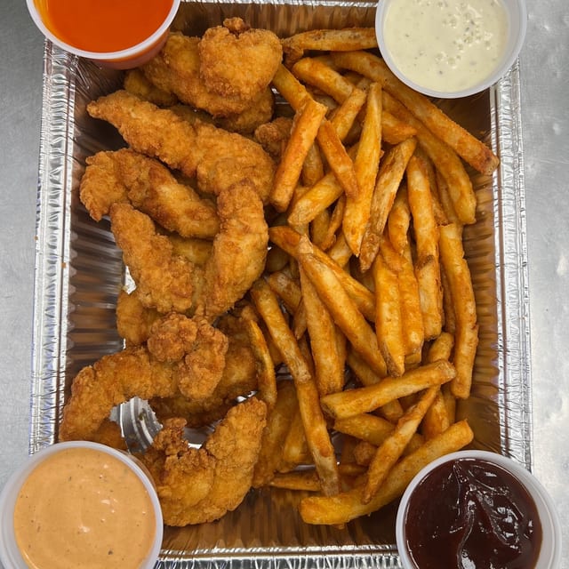 12pcs tenders & fries.