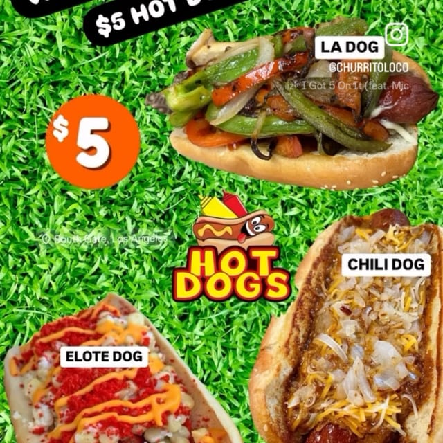 $5 Wednesday Hot Dog Deals!!