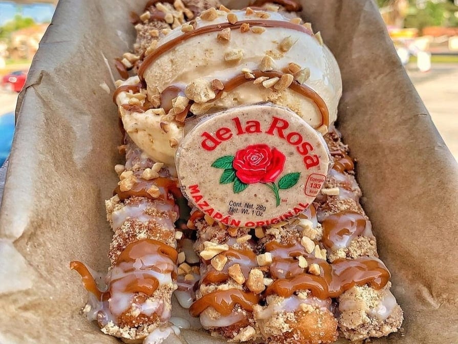 Mazapan Crumbs Sundae.