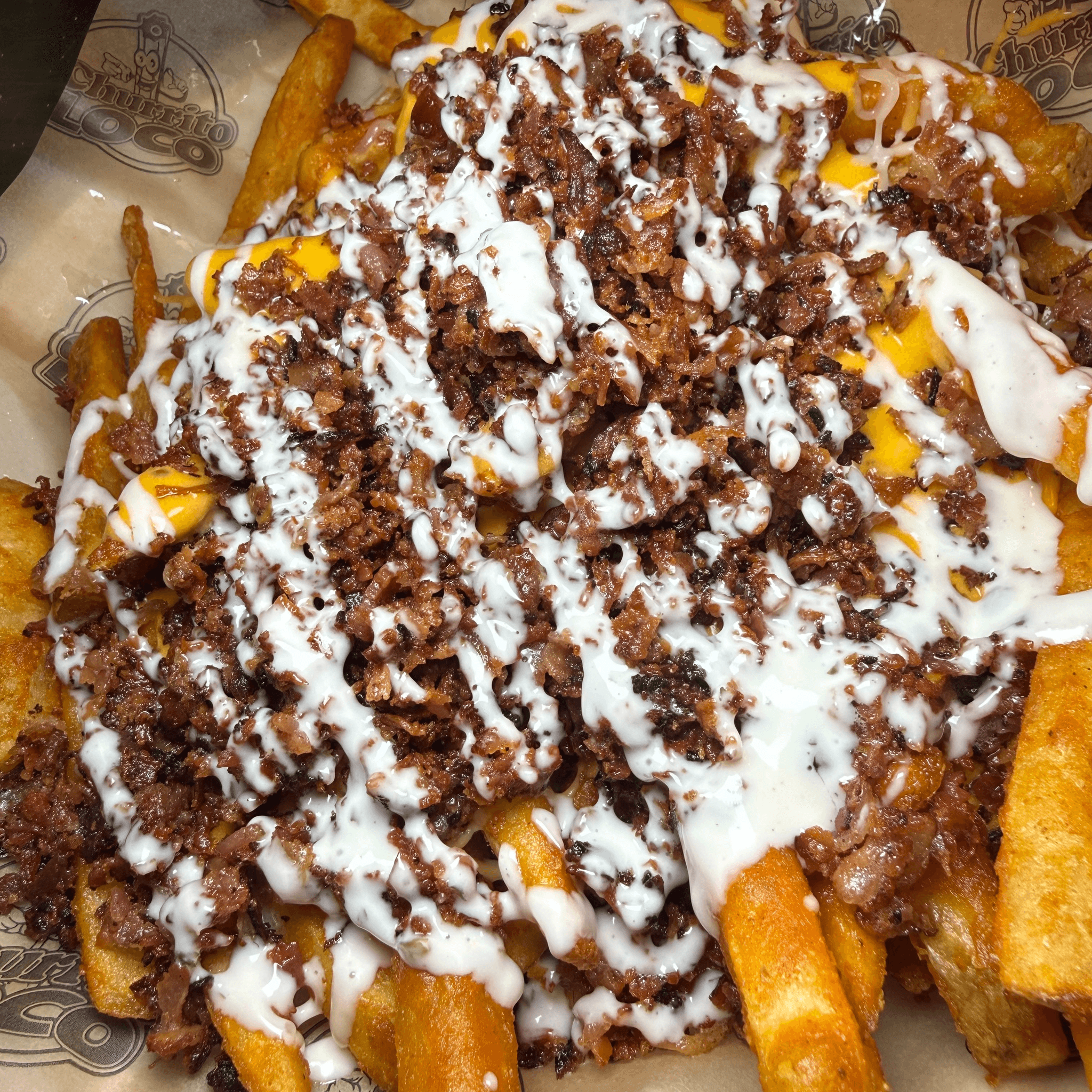 Bacon Ranch Cheese Fries.